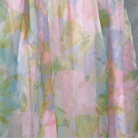 Selkie Maison Amory Ruffle Romance Ruffle Midi Dress| M - Picture 9 of 11